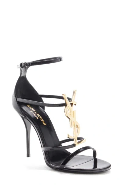 SAINT LAURENT SAINT LAURENT CASSANDRA YSL LOGO SANDAL