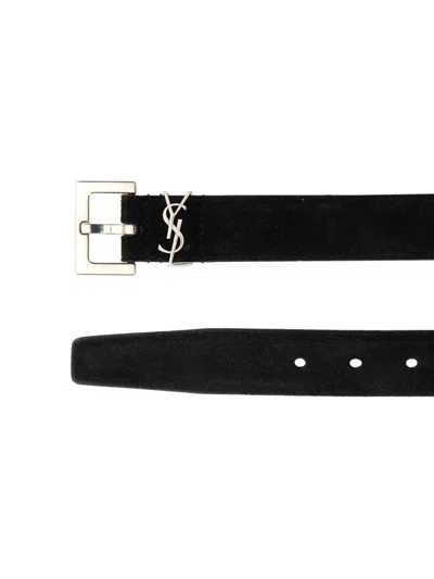 Saint Laurent '' Belt In Black