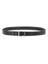 Saint Laurent "cassandras" Belt In Black