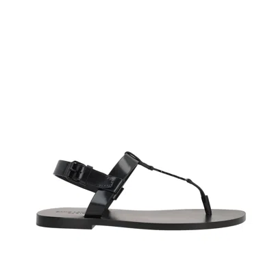 SAINT LAURENT SAINT LAURENT CASSANDRE 05 FLAT SANDALS
