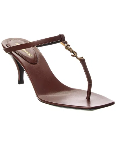 SAINT LAURENT SAINT LAURENT CASSANDRE 60 LEATHER SANDAL