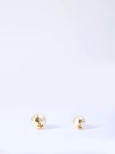 Saint Laurent Cassandre Asymmetrical Earrings