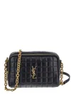 Saint Laurent Cassandre Bag In Black