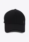 Saint Laurent Cassandre Baseball Cap In Black