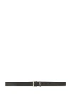 Saint Laurent Cassandre Belt In Black