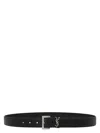 Saint Laurent "cassandras" Belt In Black