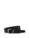 Saint Laurent Cassandre Belts Black