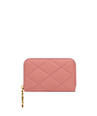 Saint Laurent Cassandre Bijou Change Purse In Lambskin In Tulip Powder