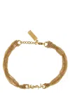 Saint Laurent Cassandre Bracelet In Gold