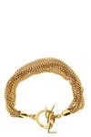 Saint Laurent Cassandre Bracelet In Gold