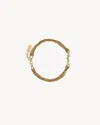 Saint Laurent Cassandre Bracelet In Gold