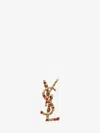 Saint Laurent Cassandre Brooch In Gold