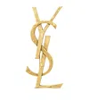 Saint Laurent Cassandre Brooch In Metal In Gold