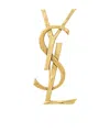 Saint Laurent Cassandre Brooch In Metal In Gold