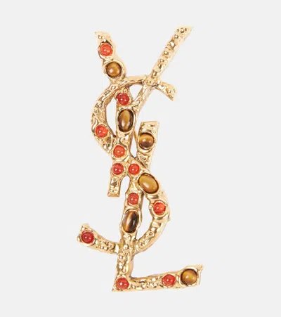 SAINT LAURENT CASSANDRE BROOCH