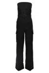 Saint Laurent 'cassandre' Bustier Jumpsuit