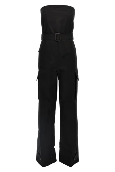 Saint Laurent 'cassandre' Bustier Jumpsuit