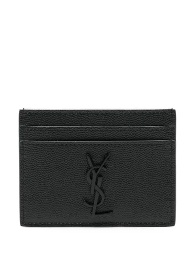 Saint Laurent Wallets In Black