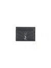Saint Laurent 'cassandre' Card Holder In Black  