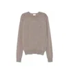Saint Laurent Cassandre Cashmere Sweater Men In Neutral