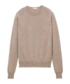 Saint Laurent Cassandre Cashmere Sweater In Nude