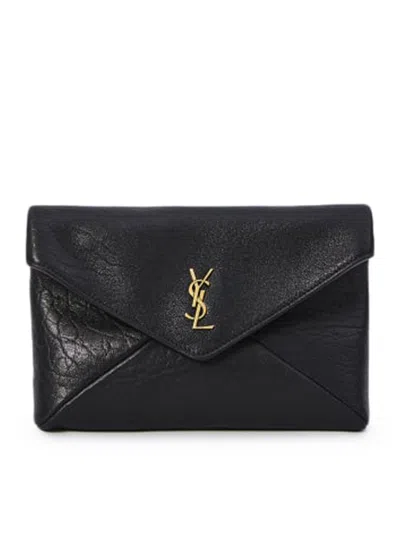 Saint Laurent Cassandre Chain ??bag In Black