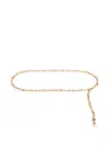 Saint Laurent Cassandre Chain Belt In Pattern