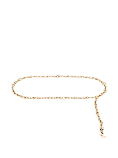 Saint Laurent Cassandre Chain Belt In Pattern