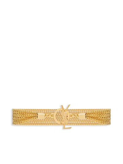 SAINT LAURENT SAINT LAURENT CASSANDRE CHAIN BRACELET