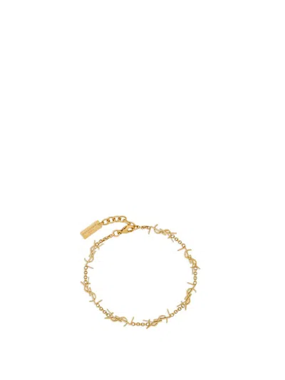 SAINT LAURENT `CASSANDRE` MULTI-CHARM BRACELET