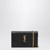 Saint Laurent Black Cassandre Chain Clutch Bag Women In Black