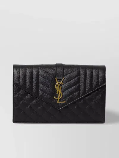 Saint Laurent Cassandre Chain Crossbody Bag In Pattern