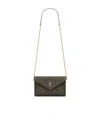 Saint Laurent Cassandre Chain Pouch In Lambskin