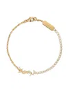 Saint Laurent Monogranne Crystal Bracelet