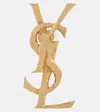 Saint Laurent Cassandre Clip-on Single Earring In Gold