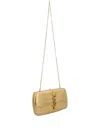 Saint Laurent Cassandre Clutch Bag In Gold