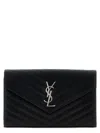 Saint Laurent 'cassandre' Clutch In Black