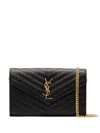 Saint Laurent Women's Cassandre Chain Wallet