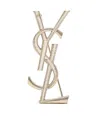 Saint Laurent Cassandre Brooch In Grey