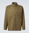 Saint Laurent Cassandre Overshirt In Cotton Linen Gabardine Clothing