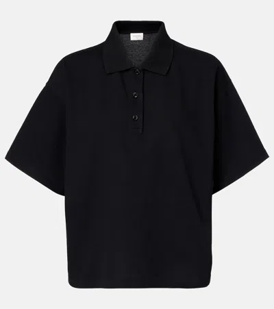 Saint Laurent Cassandre Cotton-blend Pique Polo Shirt