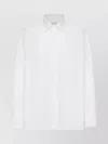 Saint Laurent Cotton Poplin Cassandre Shirt Clothing In White