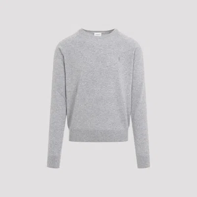 SAINT LAURENT LOGO EMBROIDERY SWEATER