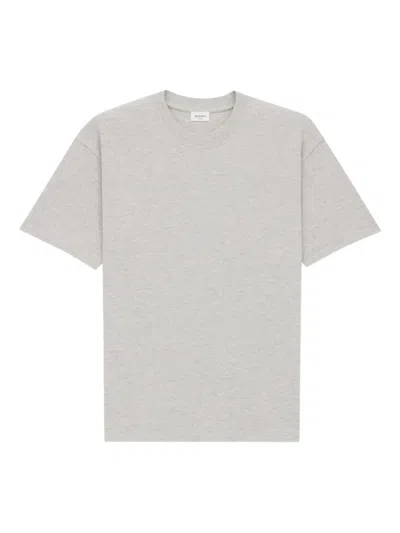 Saint Laurent T Shirt Large With Cassandre Embroidery In Gray