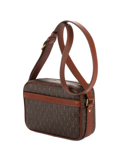 Pre-owned Saint Laurent Cassandre Cross Body Bag In Brown