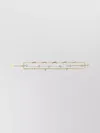 Saint Laurent "cassandre" Crystal Multirow Bracelet