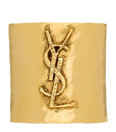 SAINT LAURENT CASSANDRE CUFF BRACELET