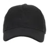 Saint Laurent Quilted Topstitching Adjustable Closure Hat In Gray