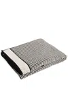 Saint Laurent Cassandre-detail Striped Towel