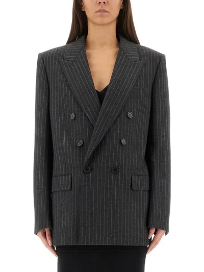 SAINT LAURENT CASSANDRE DOUBLE-BREASTED JACKET